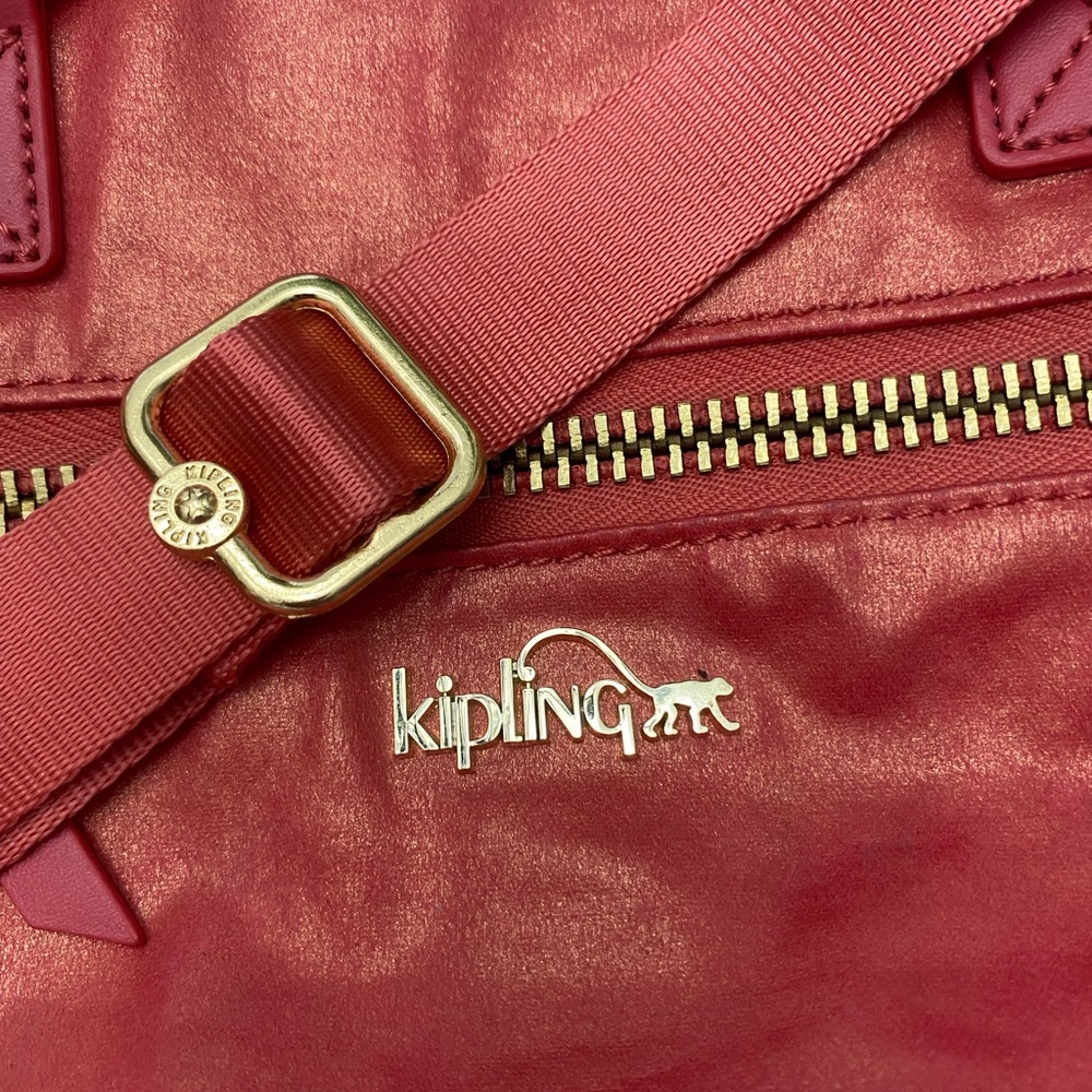 Kipling Shiny Coral Pink Shoulder & Handbagβ¨β¨ - Picture 15 of 16